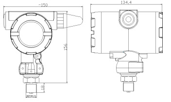 高精度无线油压变送器 高精度无线油压变送器