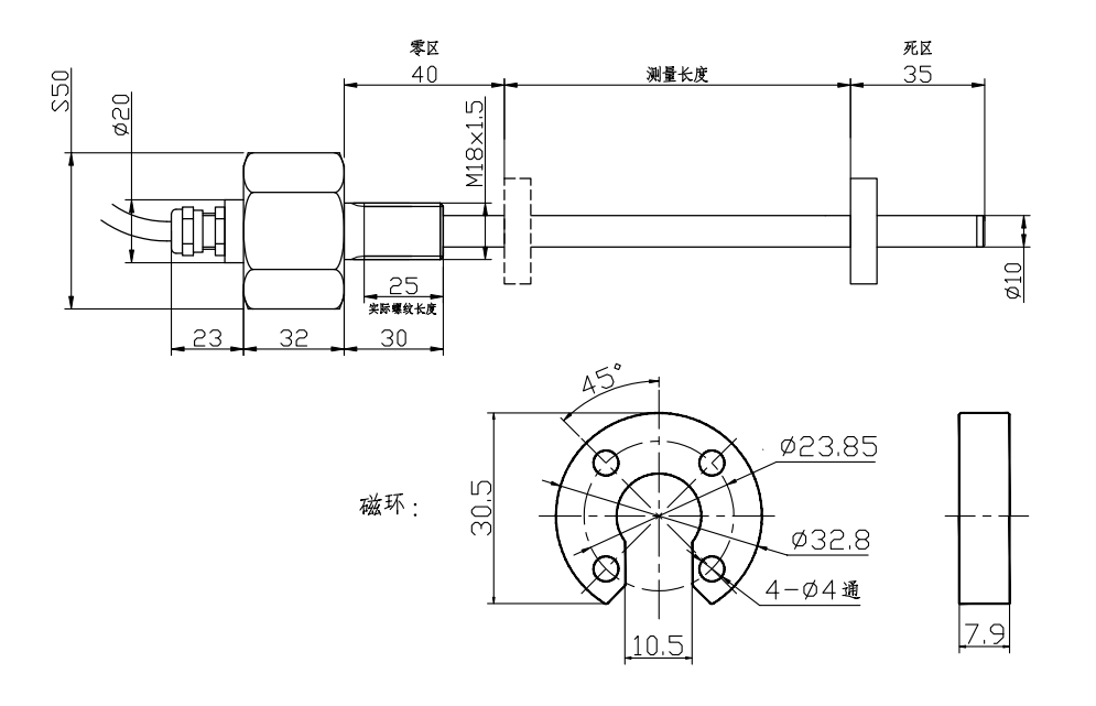 紧凑型位移传感器尺寸 紧凑型位移传感器尺寸