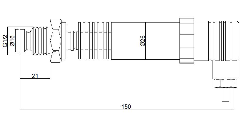 高温平膜香蕉视频成人在线传感器尺寸图