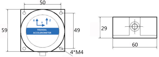 加速度计尺寸 加速度计尺寸